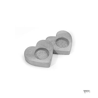 Couple Heart Diya