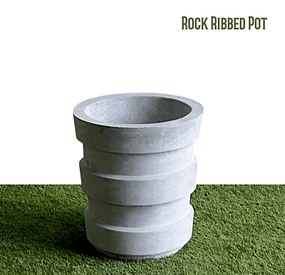 Rock Ribbed Pot